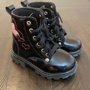 Black Cleo boots for girls